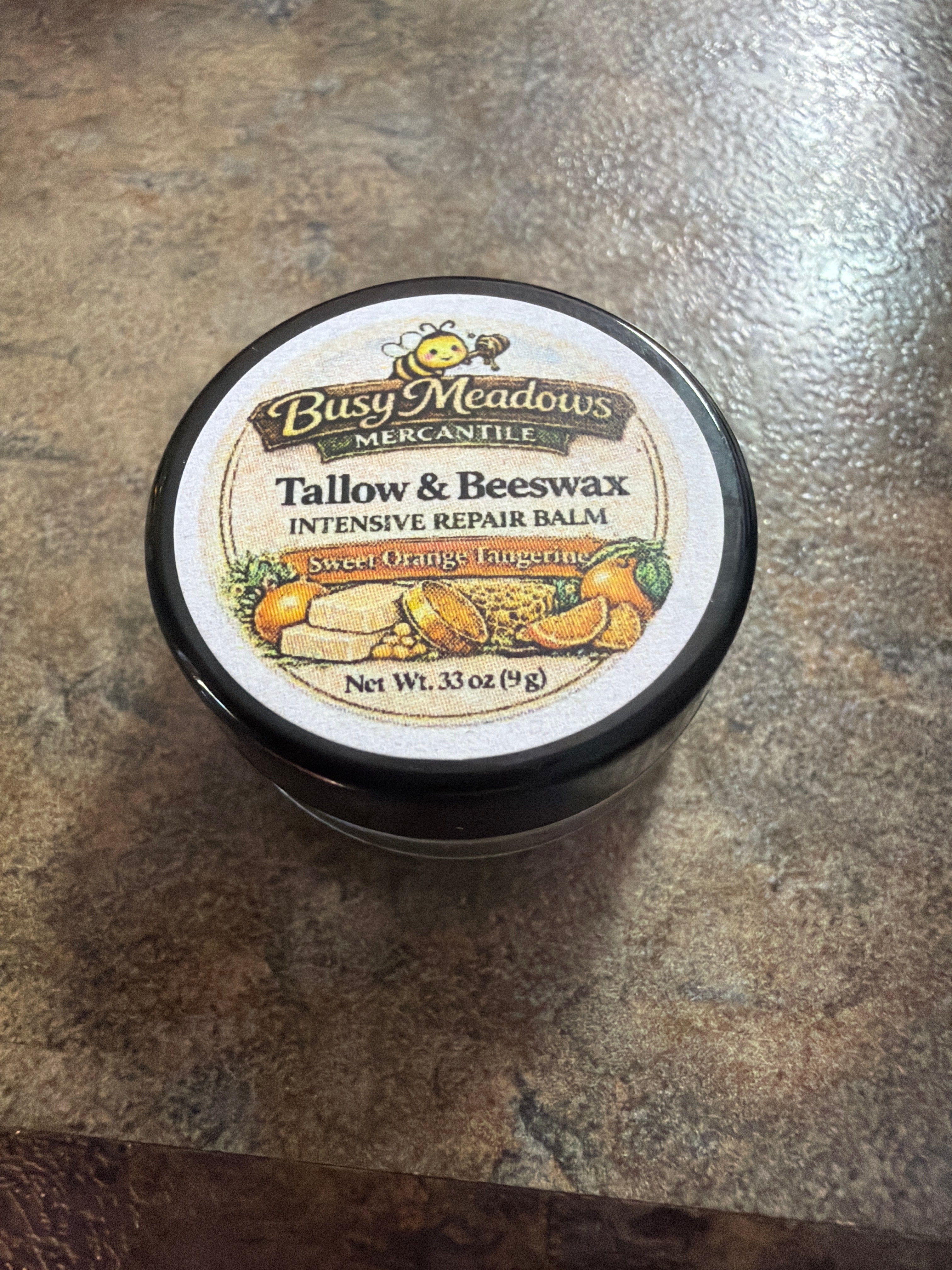Tallow and Beeswax Intensive Repair Balm - Sweet Orange Tangerine