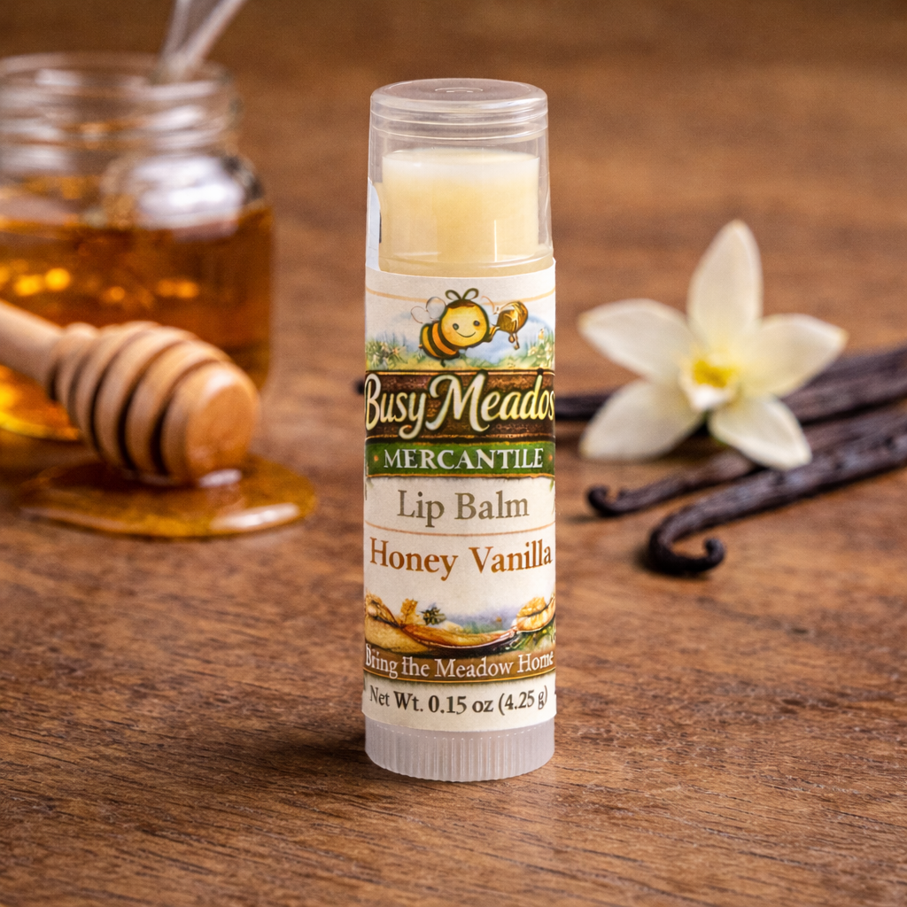 Honey and Vanilla Tallow and Beeswax Lip Balm