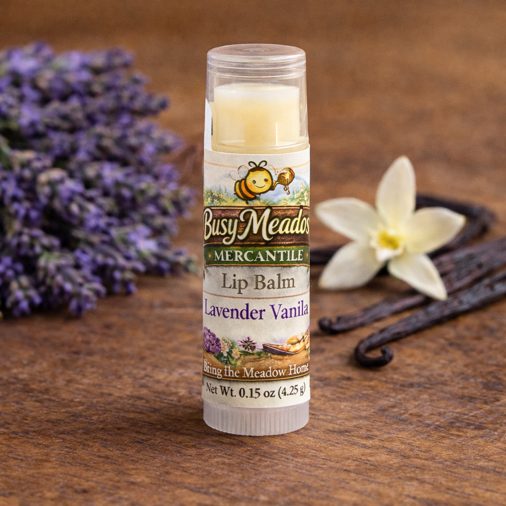 Lavender and Vanilla Tallow and Beeswax Lip Balm