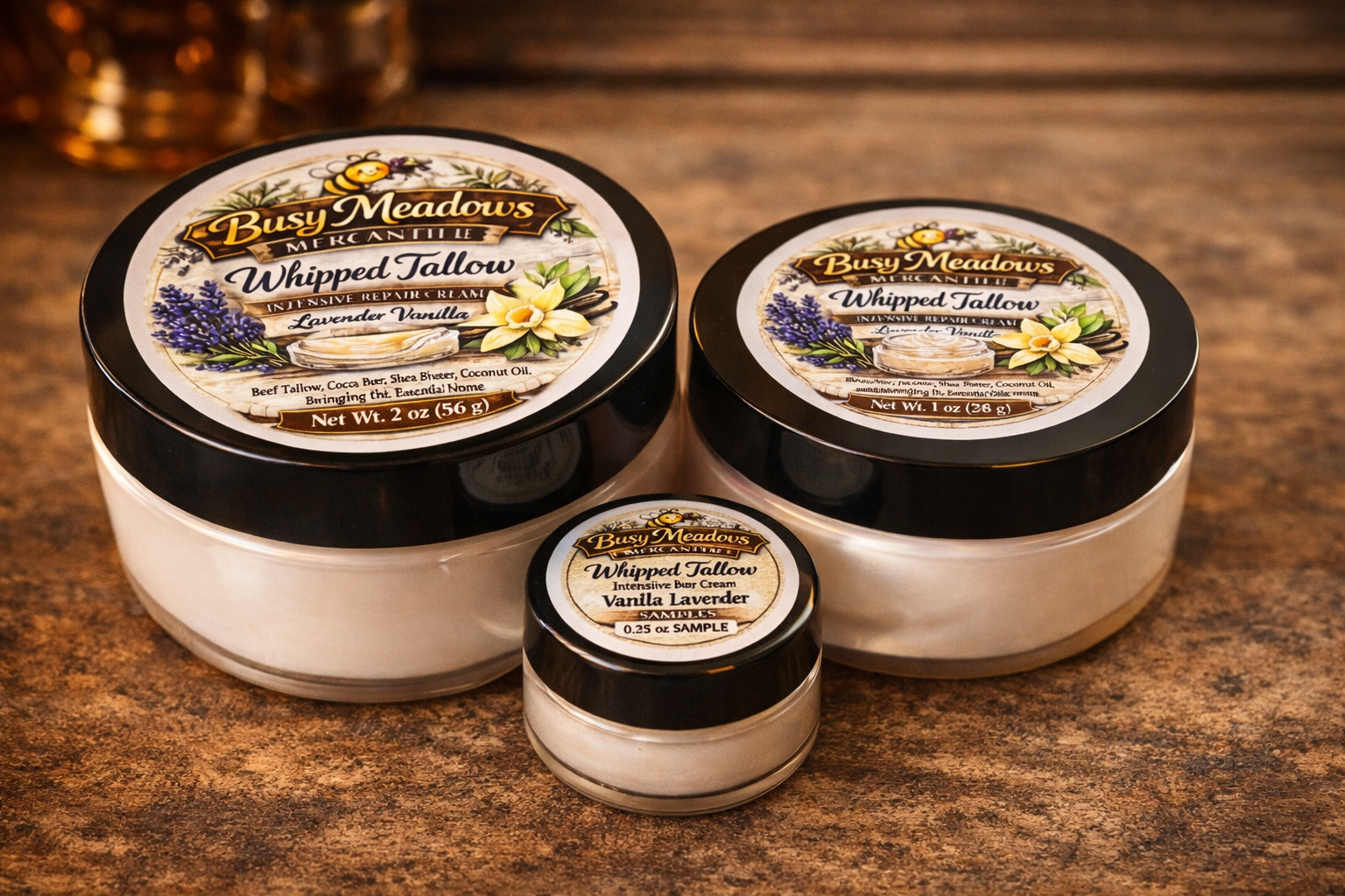 Whipped Tallow Intensive repair cream - lavender vanilla